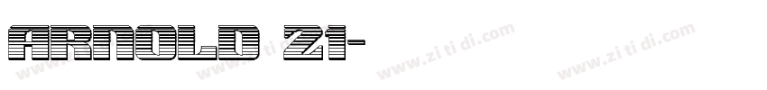 Arnold 21字体转换